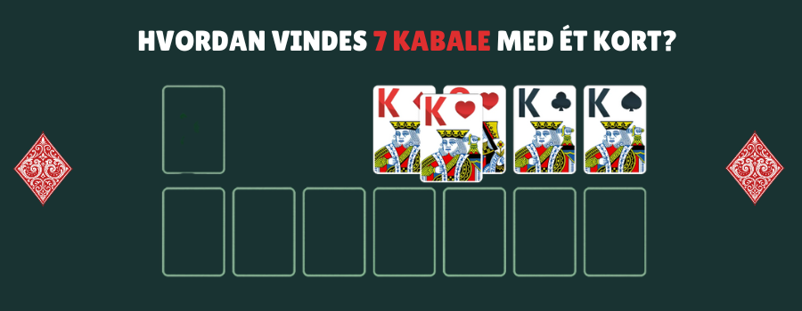 HVORDAN VINDES 7 KABALE MED ÉT KORT